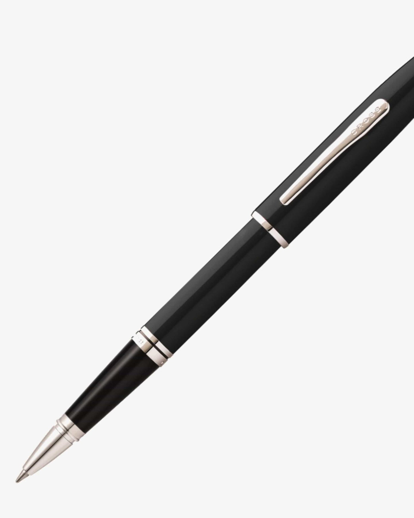 Cross Coventry Black Lacquer With Polished Chrome Appointments Rollerball Pen