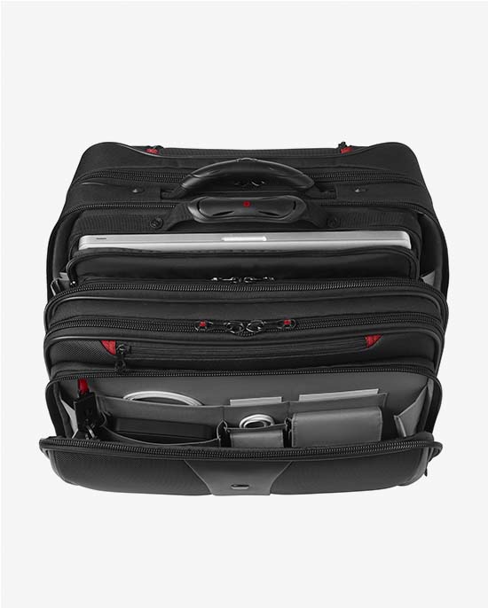 طقم أعمال وينجر باتريوت من قطعتين مع بكرة كومب-يو وحقيبة كمبيوتر محمول مقاس 15.6 بوصة - 600662