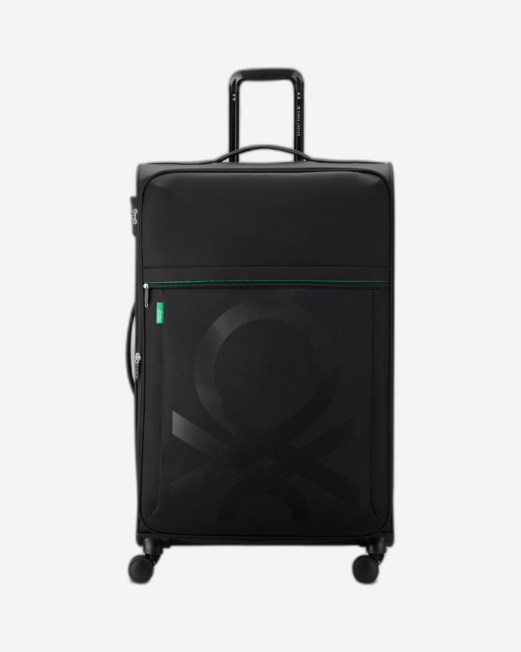 عربة أمتعة UCOB Fabrica 4 ذات العجلات المزدوجة والغطاء الصلب غير القابل للتمدد