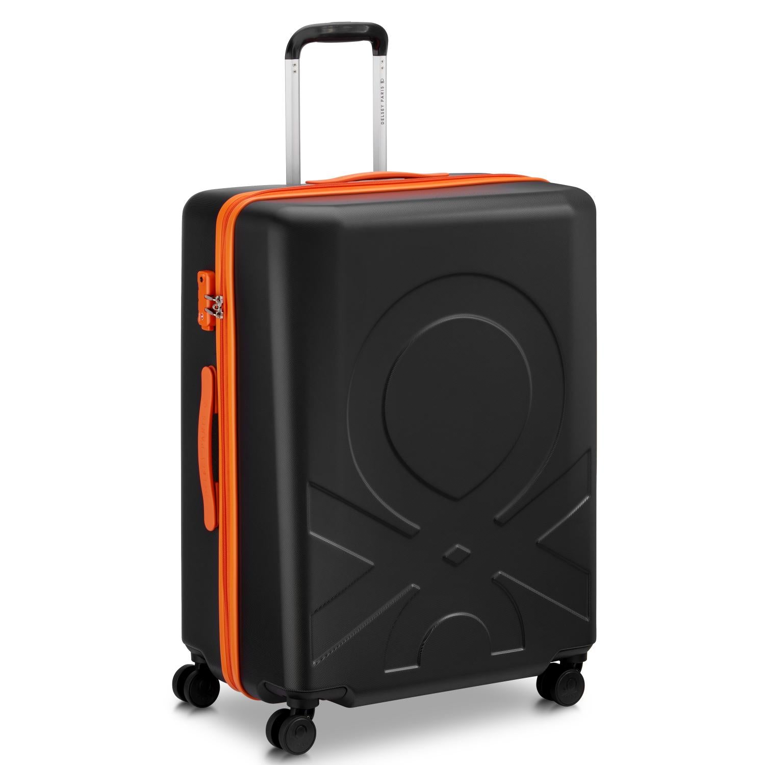 عربة أمتعة UCOB Fabrica 4 ذات العجلات المزدوجة والغطاء الصلب غير القابل للتمدد