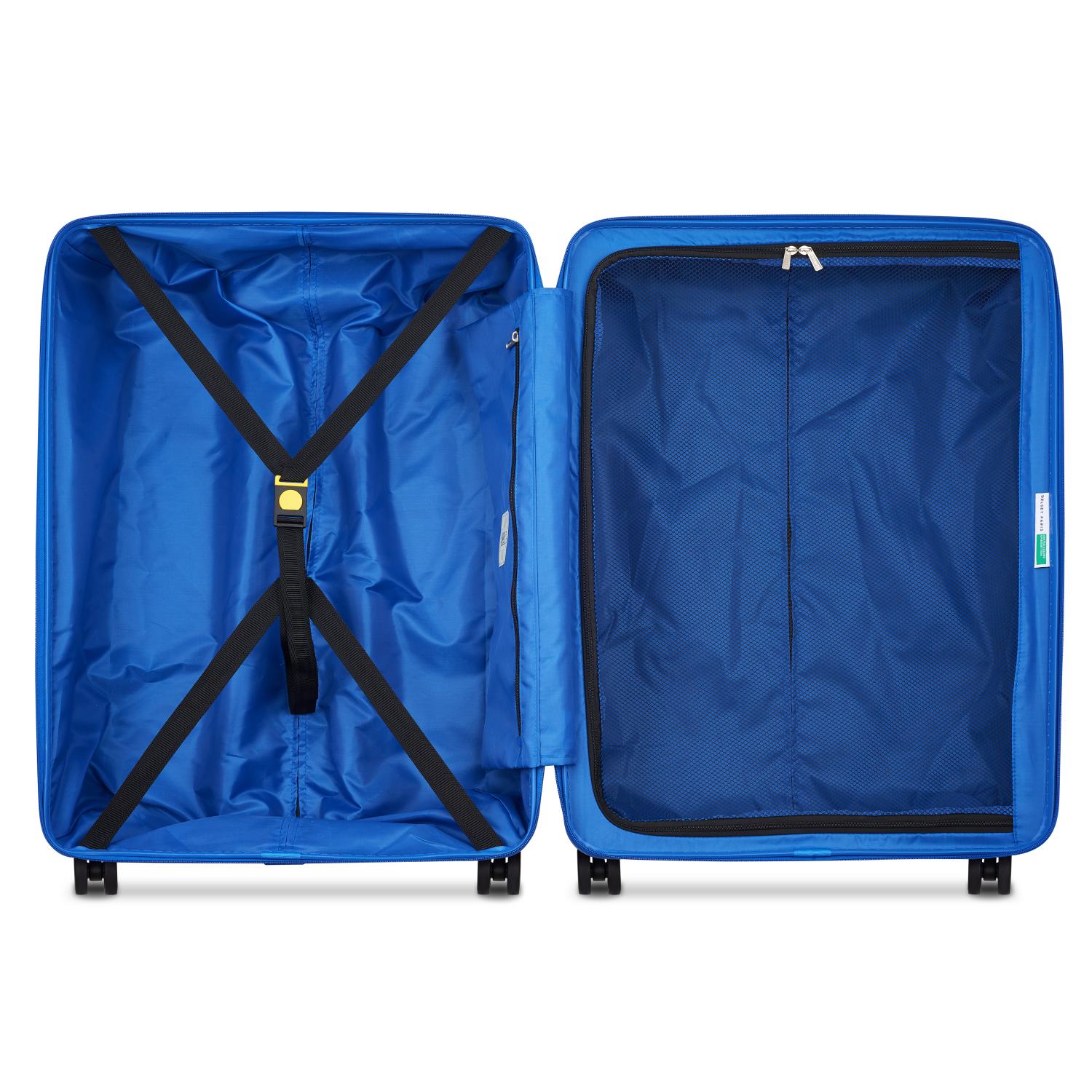 عربة أمتعة UCOB Fabrica 4 ذات العجلات المزدوجة والغطاء الصلب غير القابل للتمدد