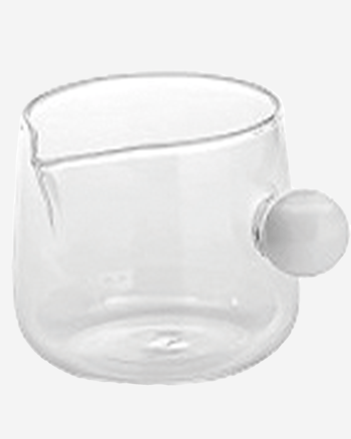 Bilia Creamer Transparent Ball White