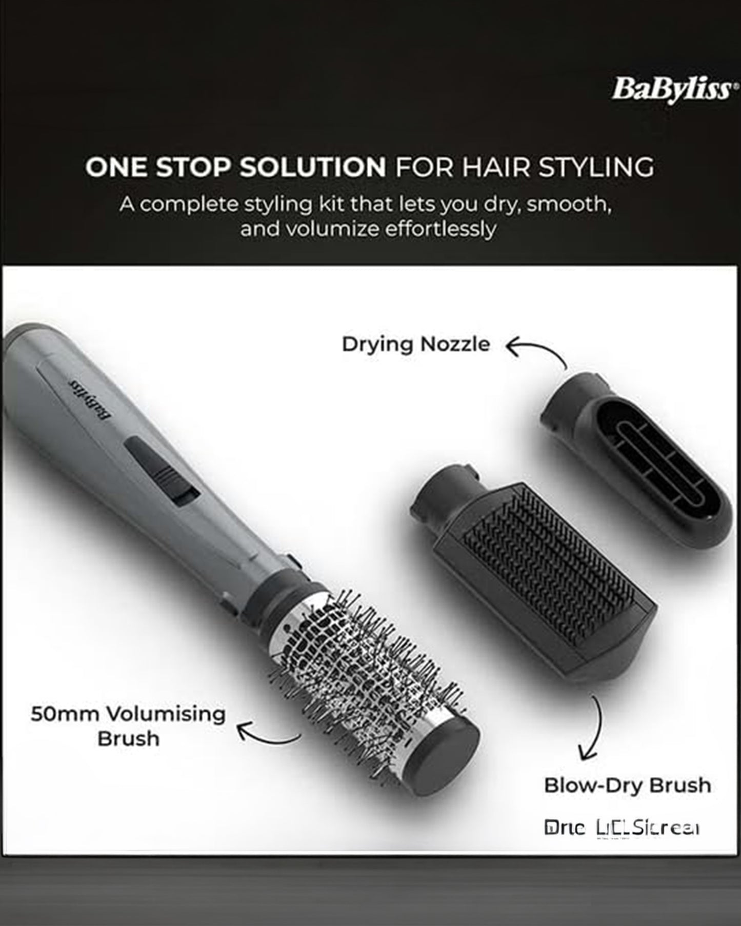 Babyliss Xanadu 1000W AS261SDE Dark Grey