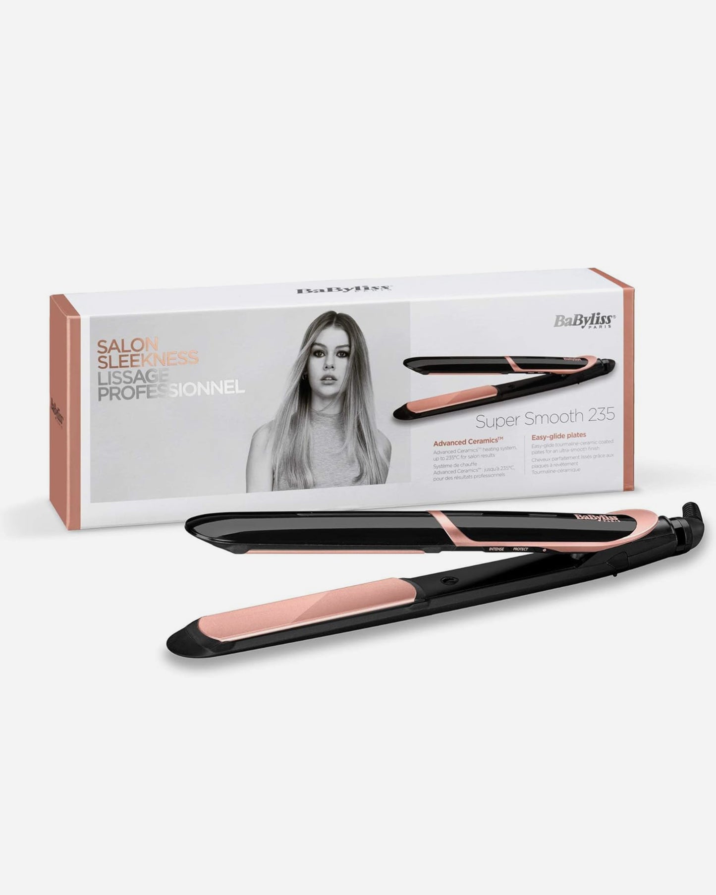 Babyliss 24Mm Nano-Ceramic Hair Straightener With Ionic ST394SDE