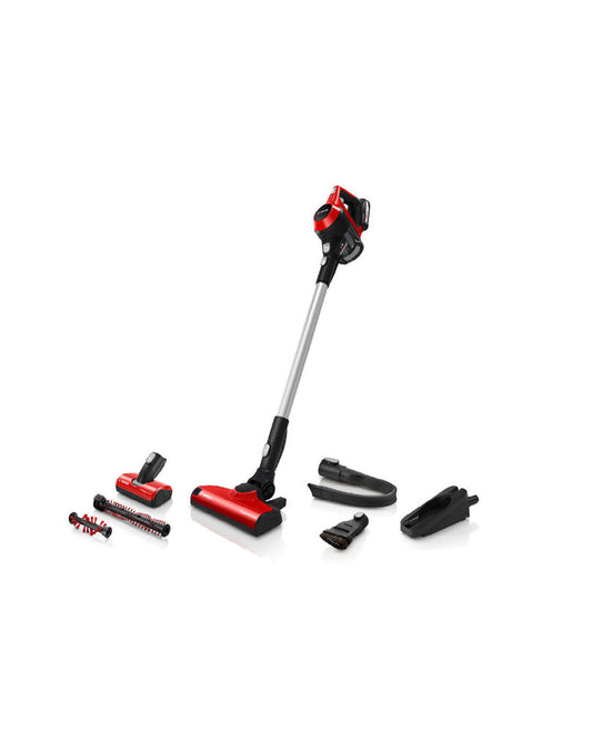 مكنسة بوش الكهربائية القابلة لإعادة الشحن، Unlimited 7 ProAnimal، لون أحمر - صنع في ألمانيا، BCS71PETGB، ضمان لمدة عام من الشركة المصنعة