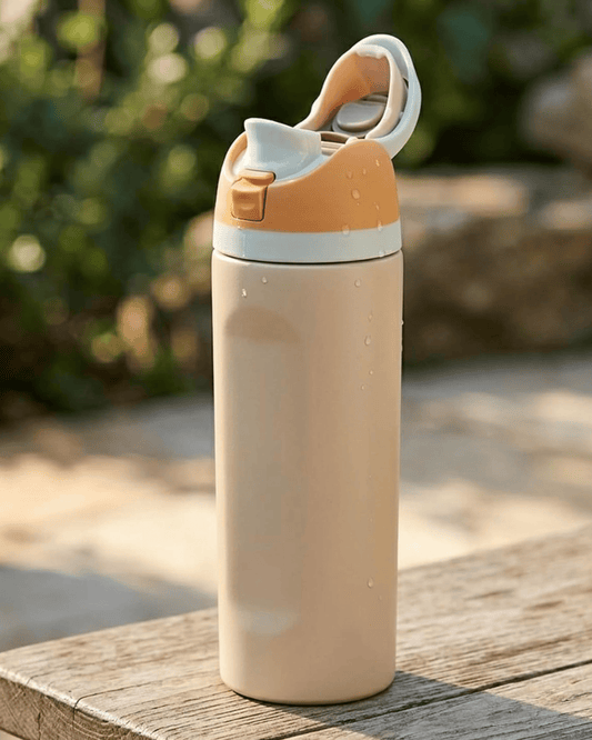 Cuisine Art Stainless Steel Water Bottle 560 ml Beige