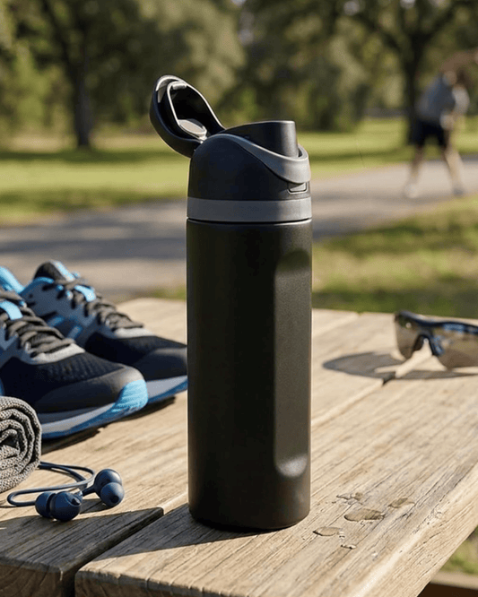 Cuisine Art Stainless Steel Water Bottle 560 ml Black