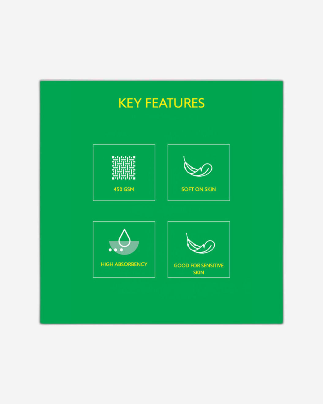 منشفة حمام قوس قزح زرقاء من يونايتد كولورز أوف بينيتون، 450 جرام لكل متر مربع