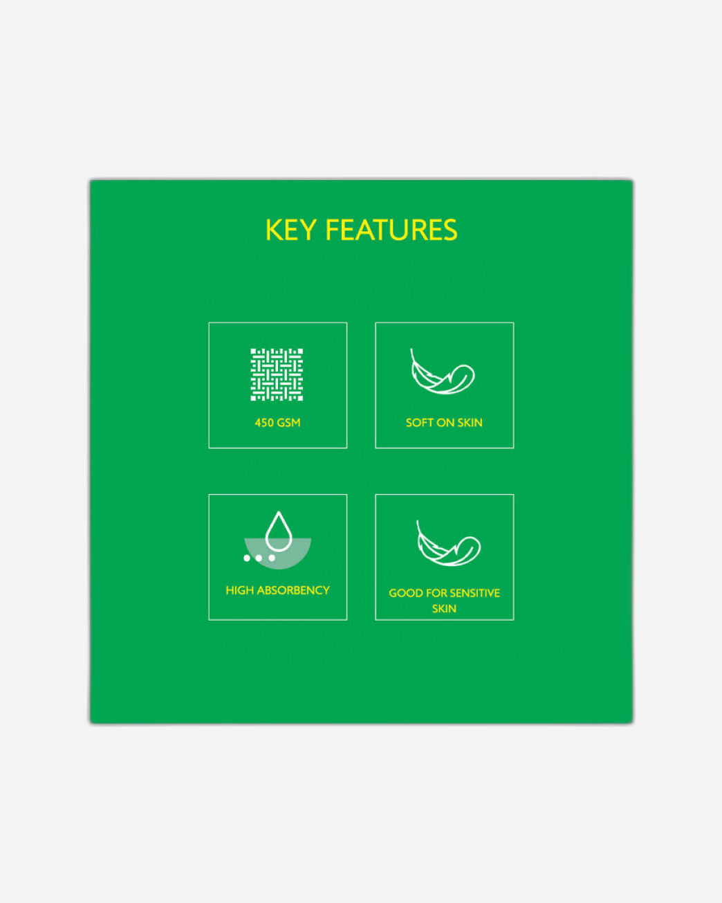 منشفة حمام United Colors of Benetton Rainbow Marigold 450 جرام لكل متر مربع