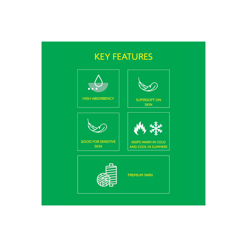 منشفة حمام سفاري صفراء من يونايتد كولورز أوف بينيتون، 450 جرام لكل متر مربع