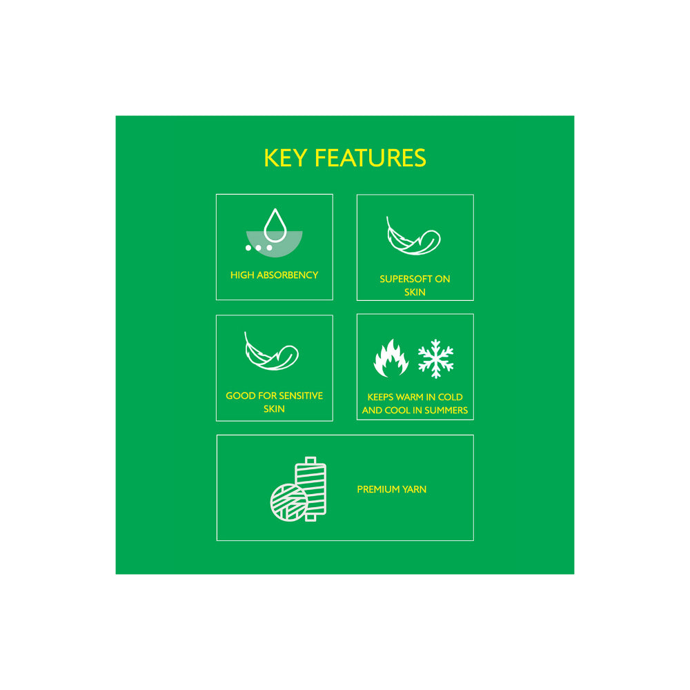 منشفة حمام سفاري بيضاء من يونايتد كولورز أوف بينيتون، 450 جرام لكل متر مربع