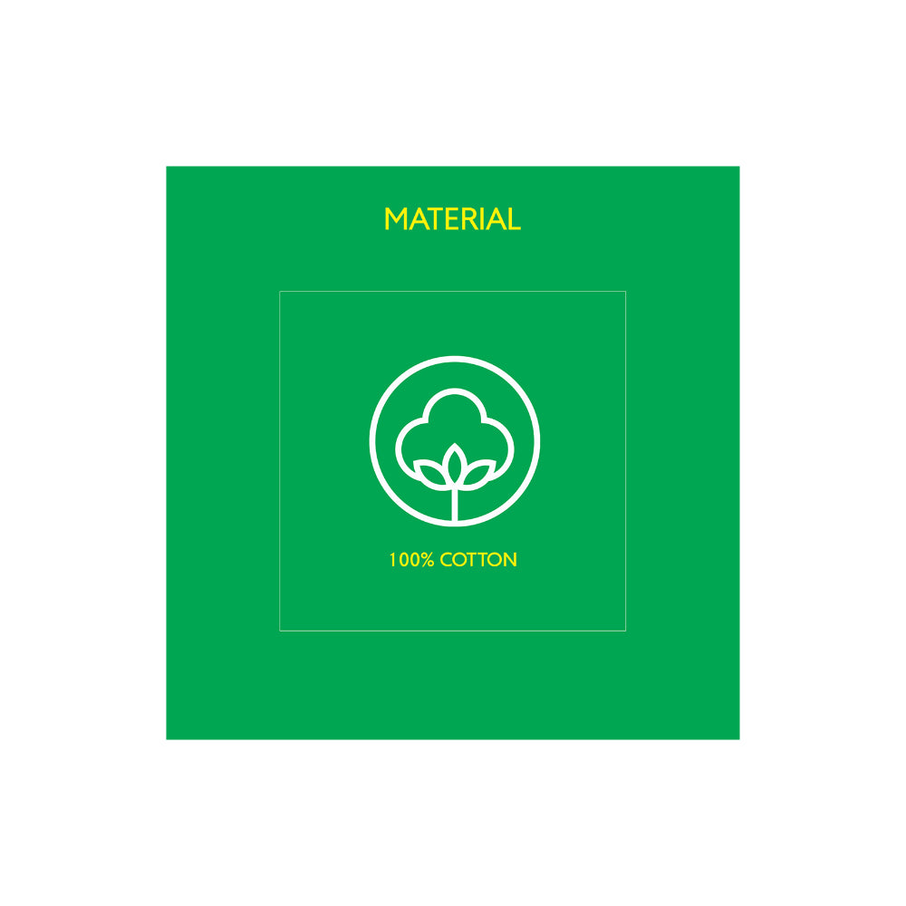 ملاءة سرير سوبر كينج من يونايتد كولورز أوف بينيتون رينبو 210 تي سي مع غطائي وسادة، لون كستنائي