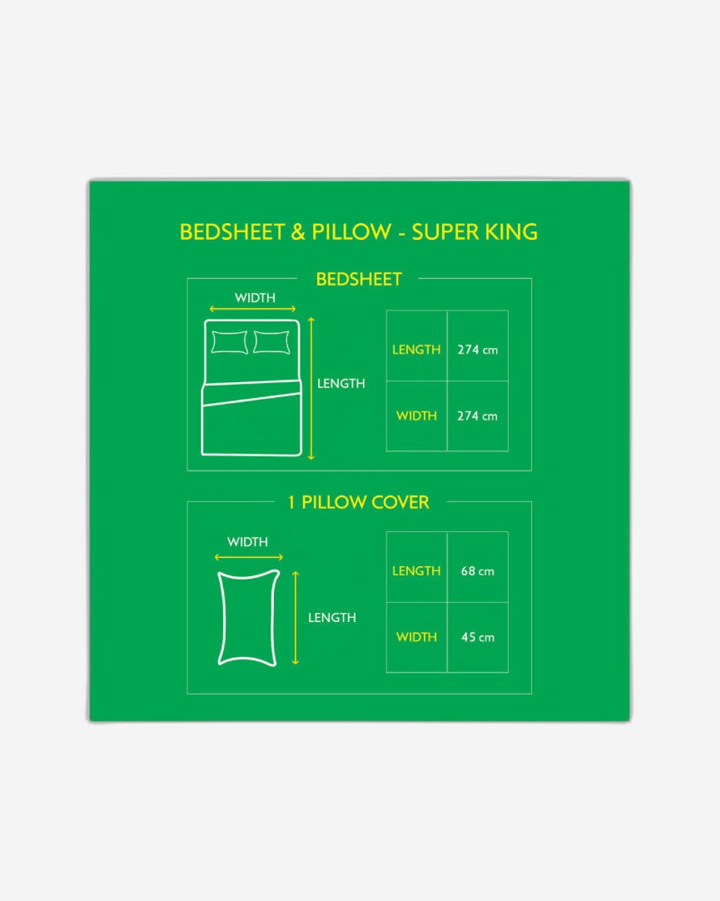 ملاءة سرير United Colors of Benetton Rainbow 210 TC Super King مع غطائي وسادة متعدد الألوان