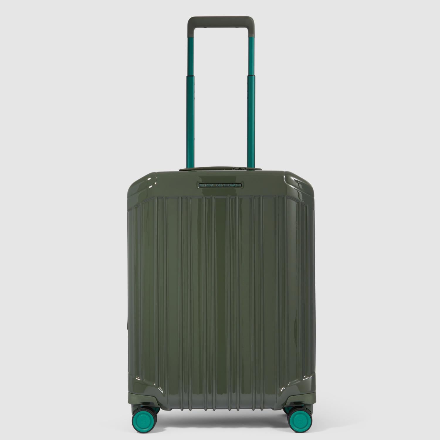 حقيبة بيكوادرو بي كيو لايت فائقة النحافة دوارة باللون الأخضر البولي كربونات