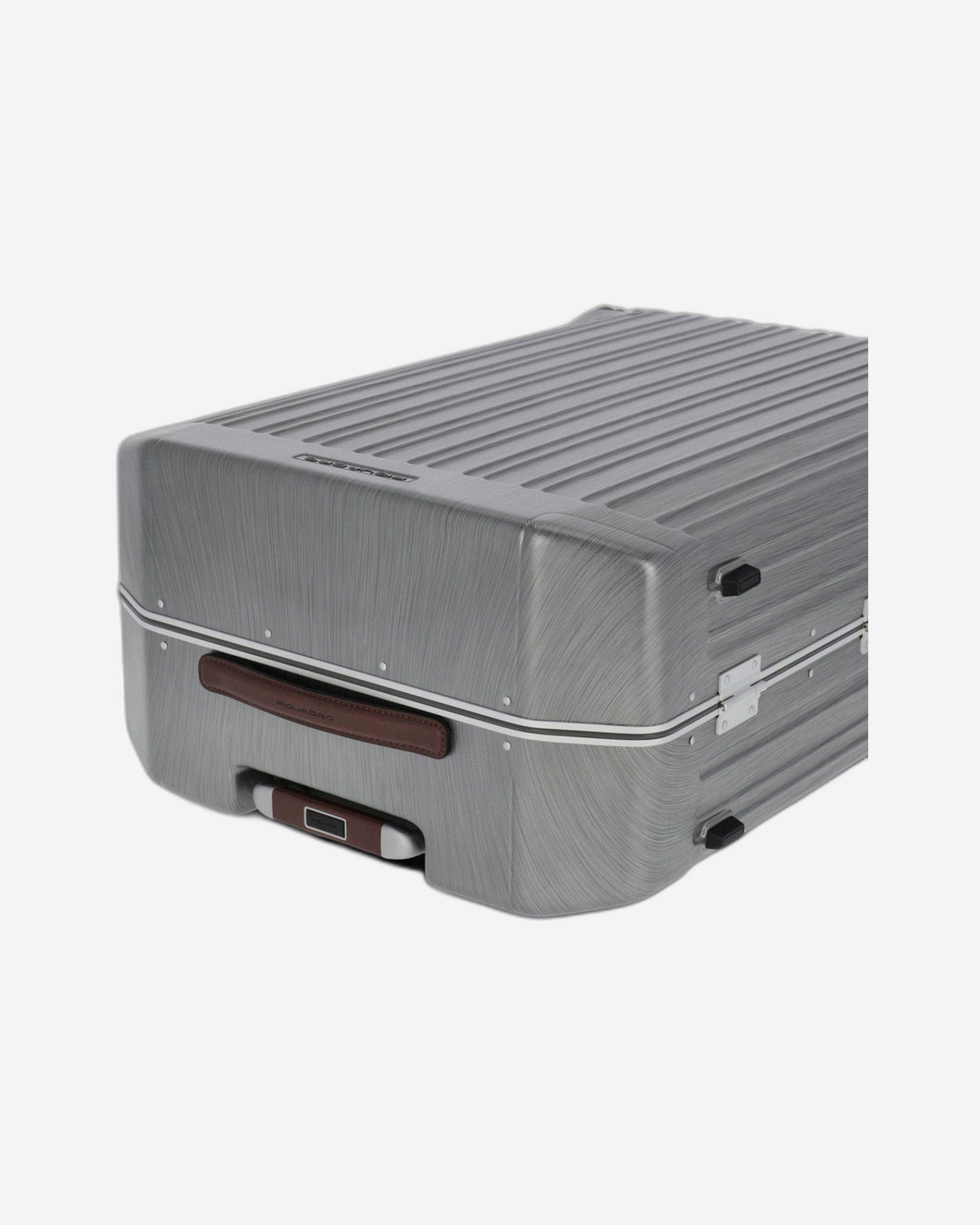 حقيبة سفر بيكوادرو بي كيو إل إم بإطار صلب 75 سم، كبيرة، قابلة للحمل، لون أسود/بني فاتح - Bv4428Pqlm/Ncu