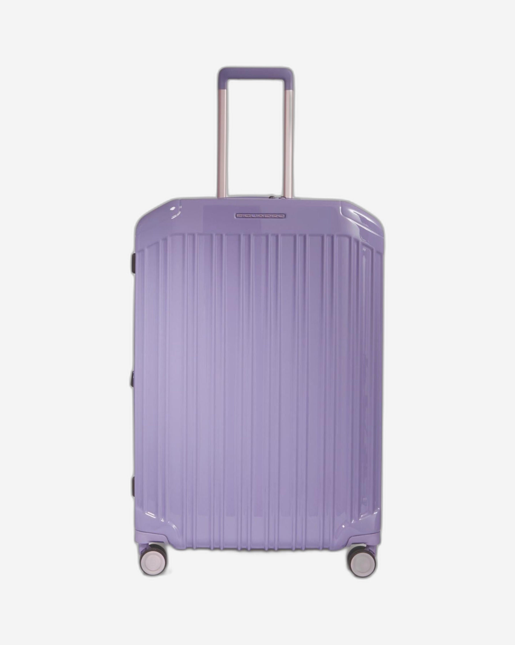 عربة بيكوادرو بي كيو خفيفة الوزن قابلة للتمدد متوسطة الحجم بأربع عجلات من البولي كربونات بلون ليلياك