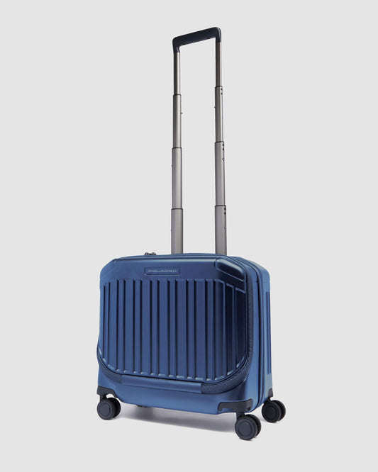 حقيبة الطيار Piquadro TSA Lock باللون الأزرق