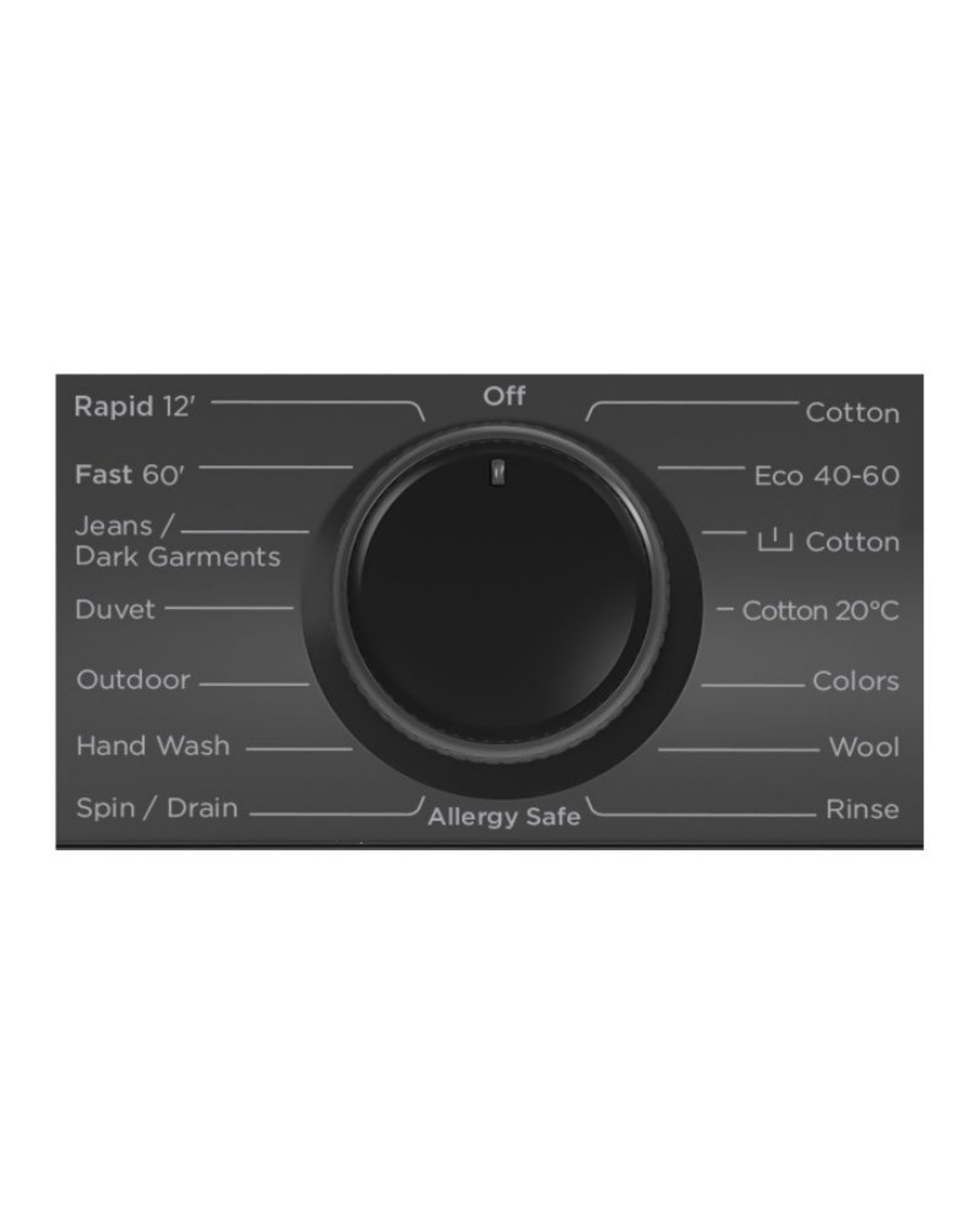 غسالة بلاك آند ديكر ذات التحميل الأمامي سعة 10 كجم، لوحة تحكم تعمل باللمس