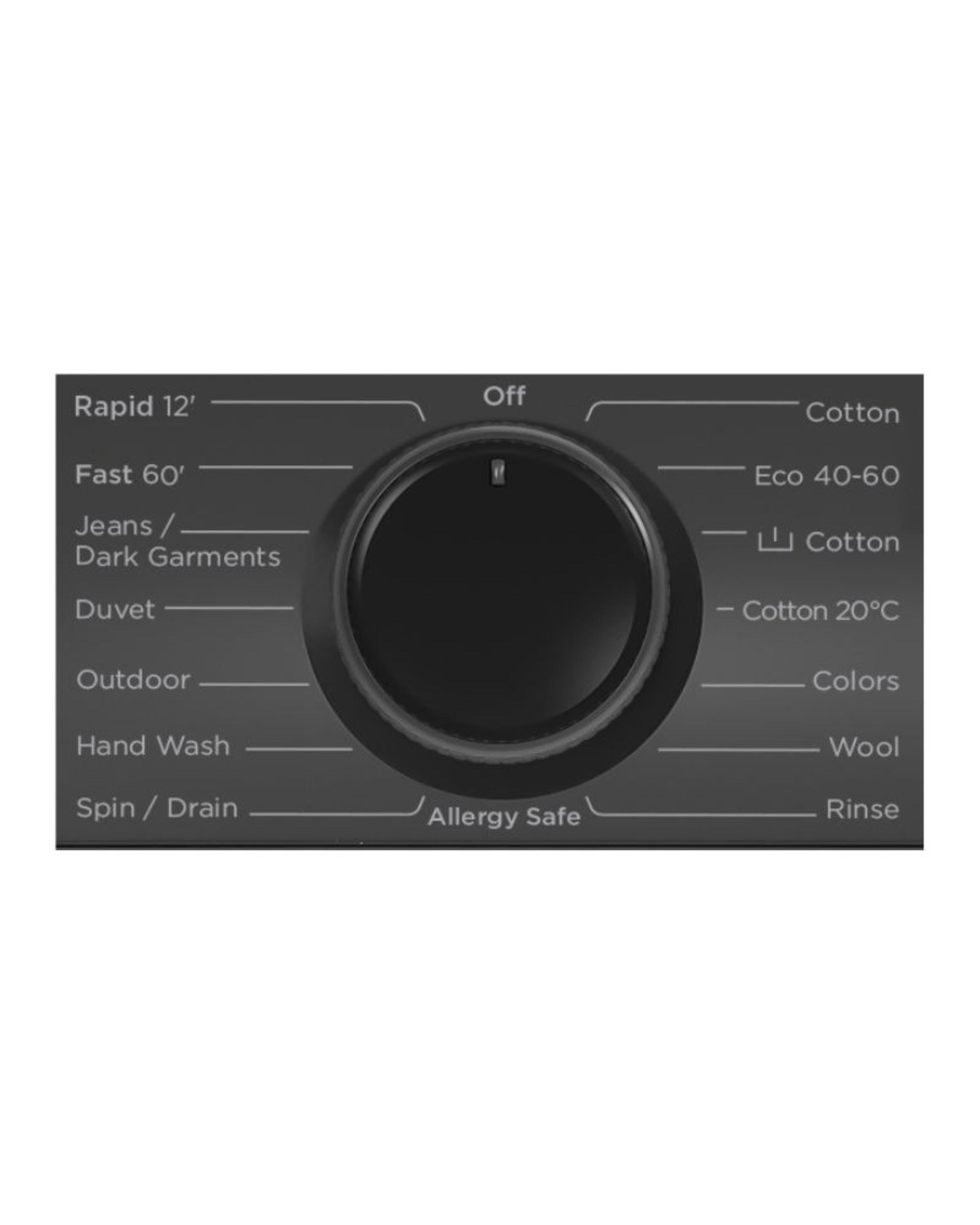 غسالة بلاك آند ديكر ذات التحميل الأمامي سعة 10 كجم، لوحة تحكم تعمل باللمس