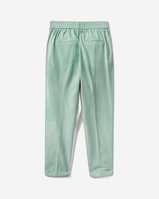 بنطال تشينو مخملي بخصر مطاطي