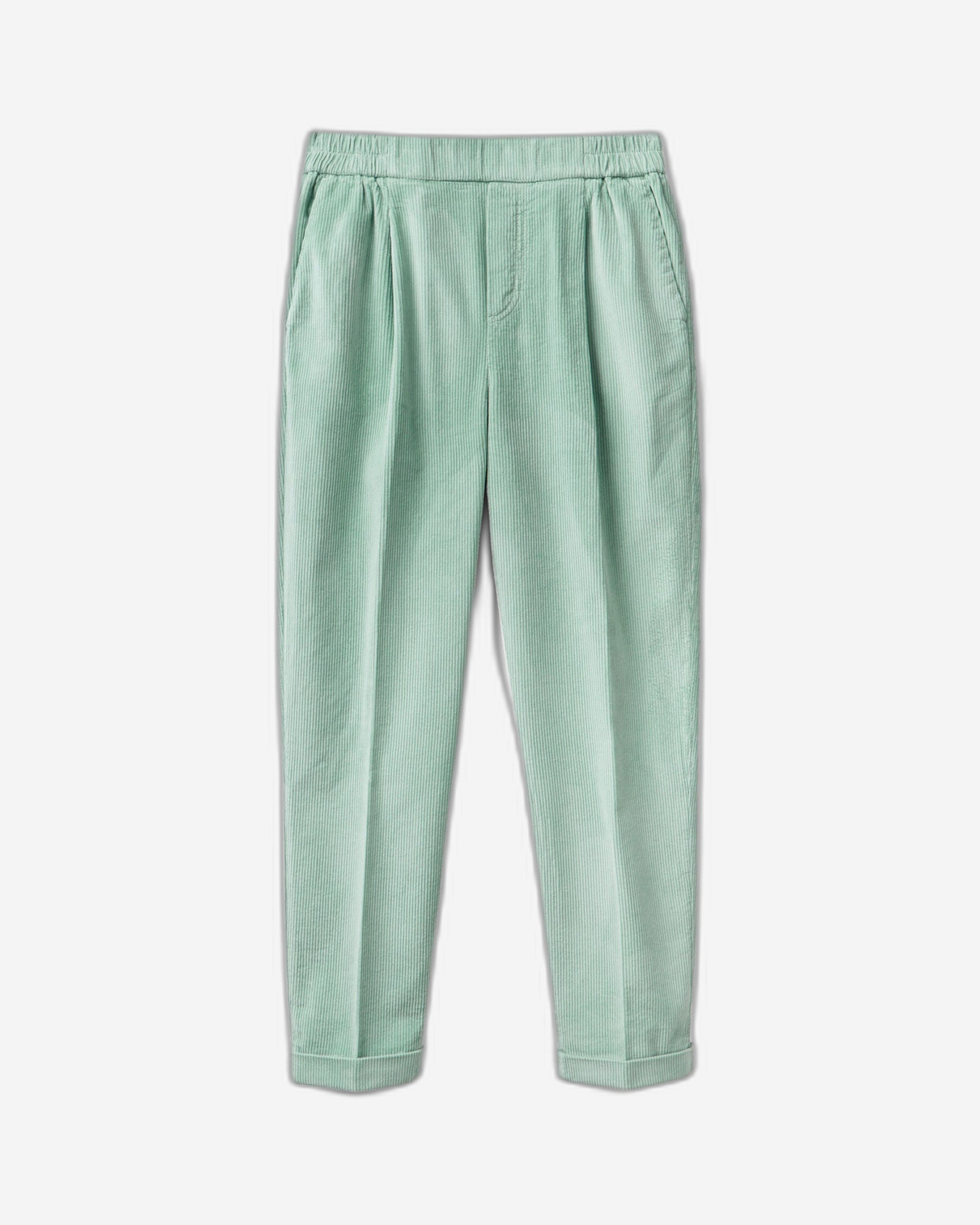 بنطال تشينو مخملي بخصر مطاطي