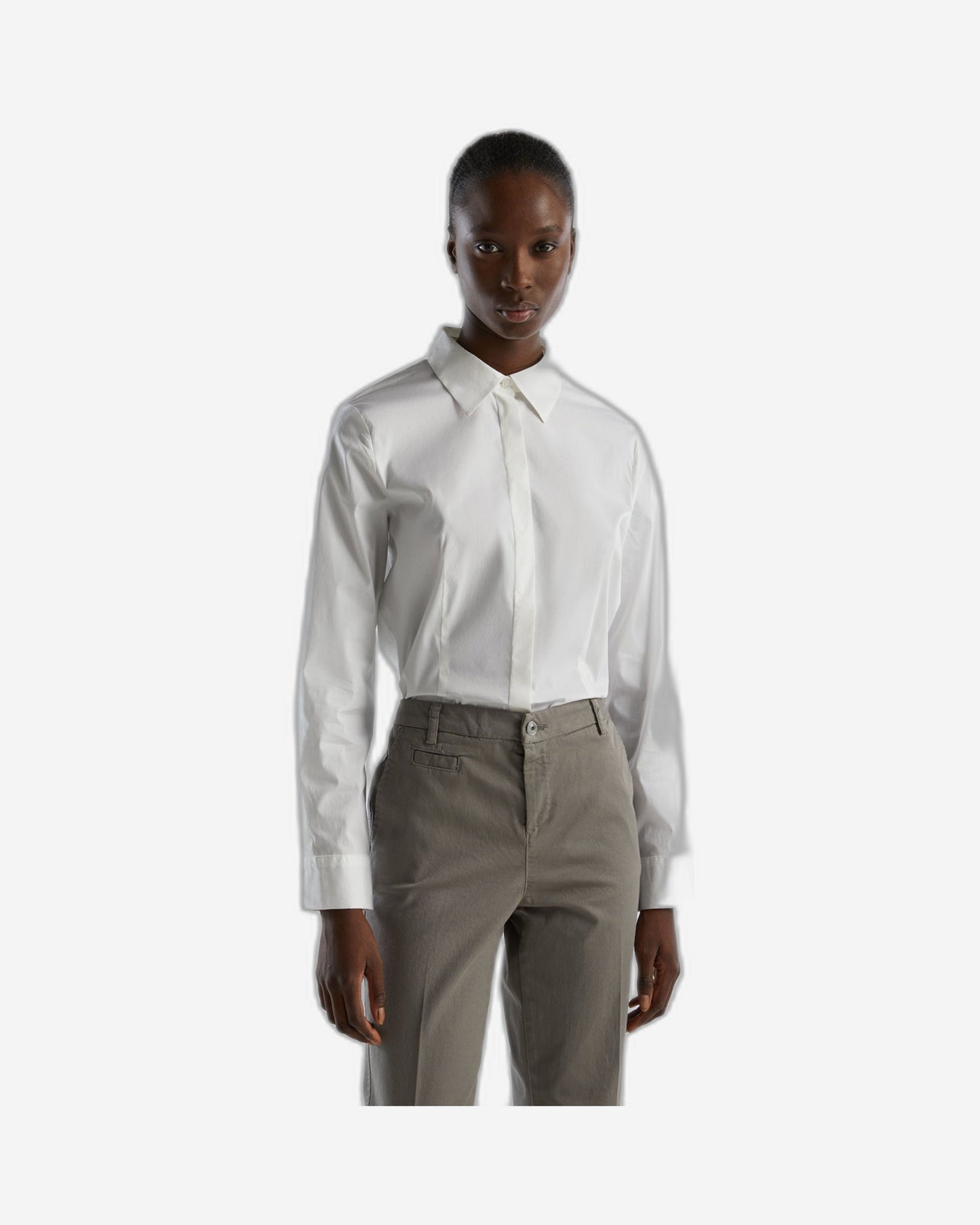 قميص من مزيج القطن المطاطي