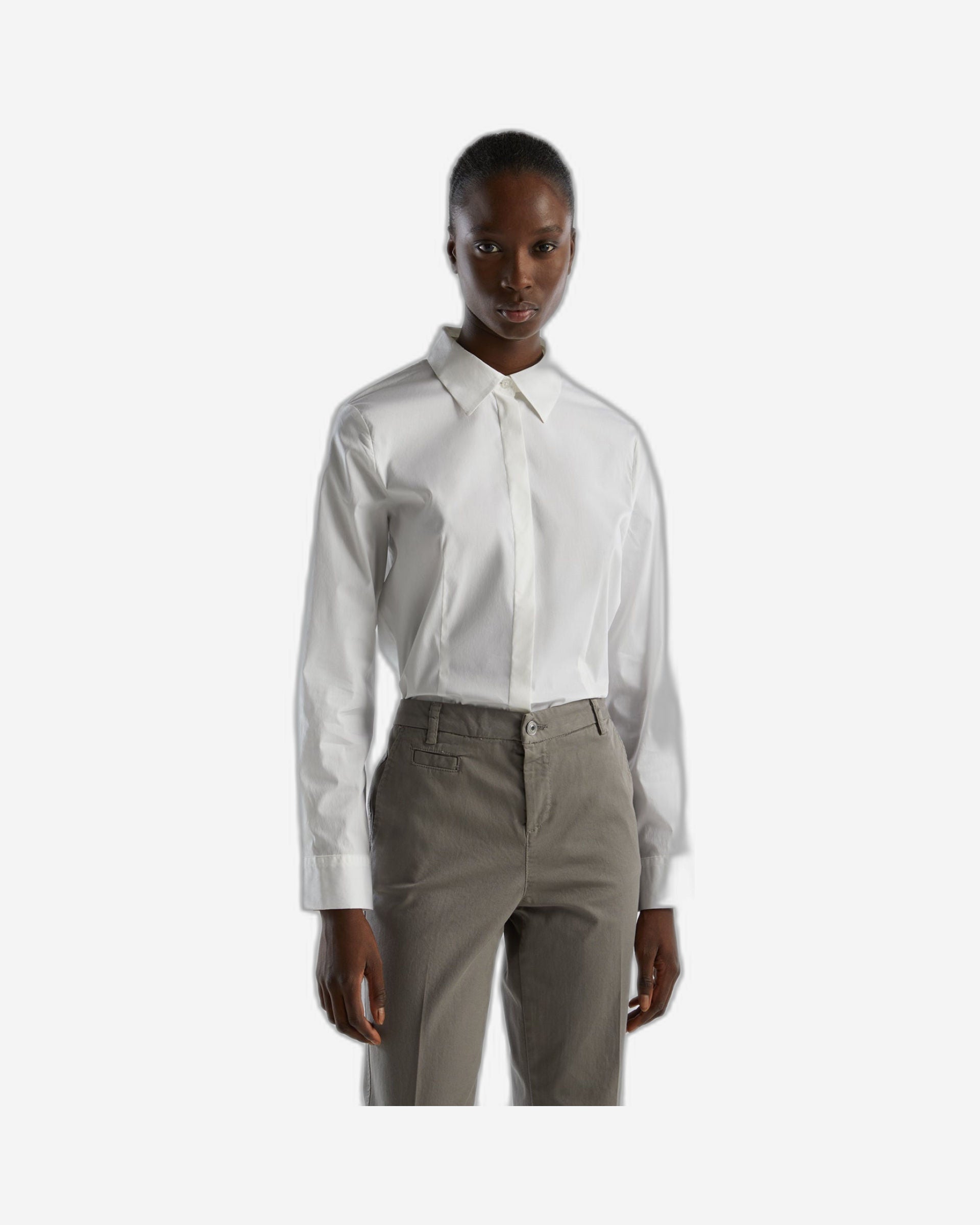 قميص من مزيج القطن المطاطي