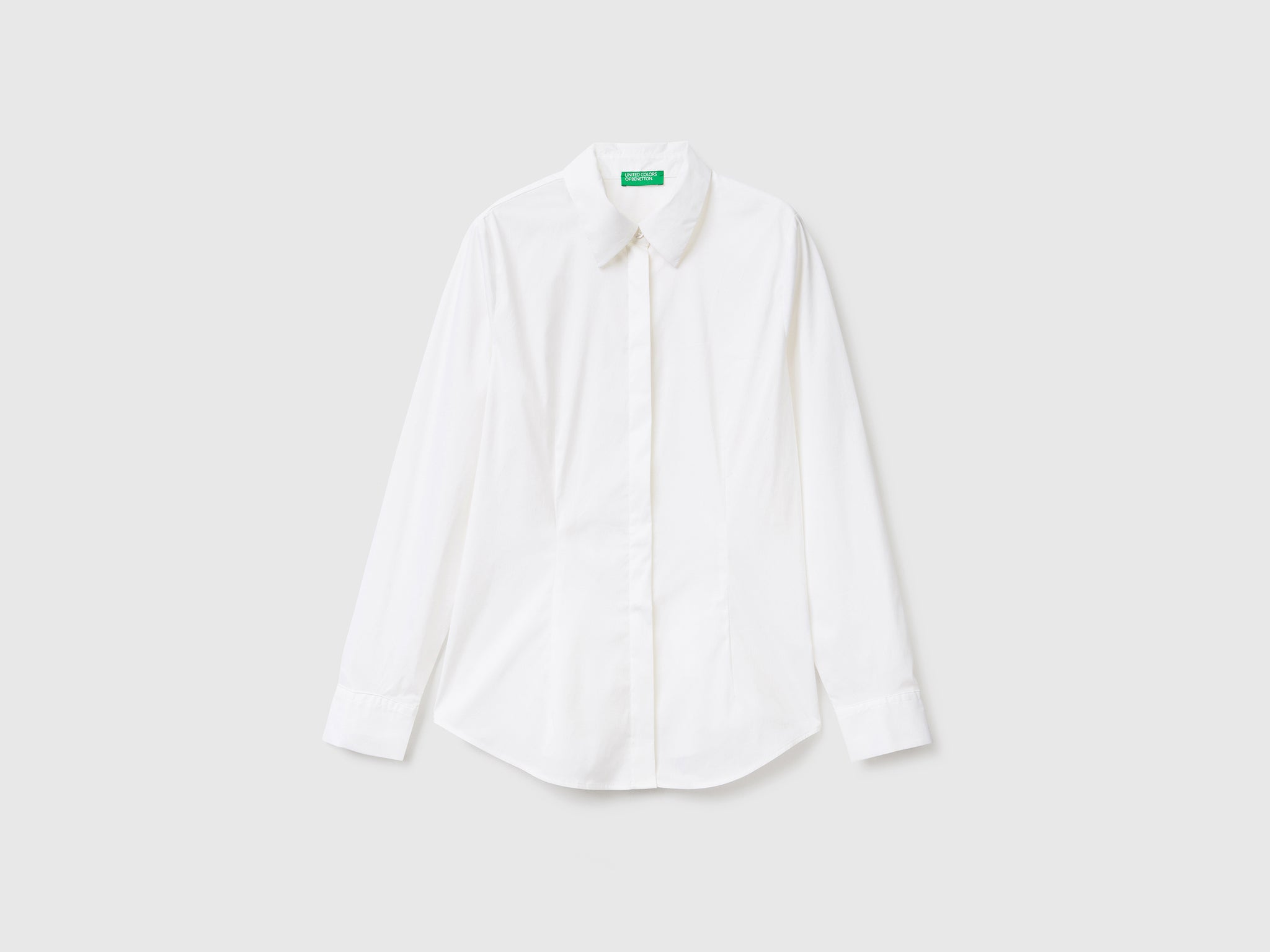 قميص من مزيج القطن المطاطي