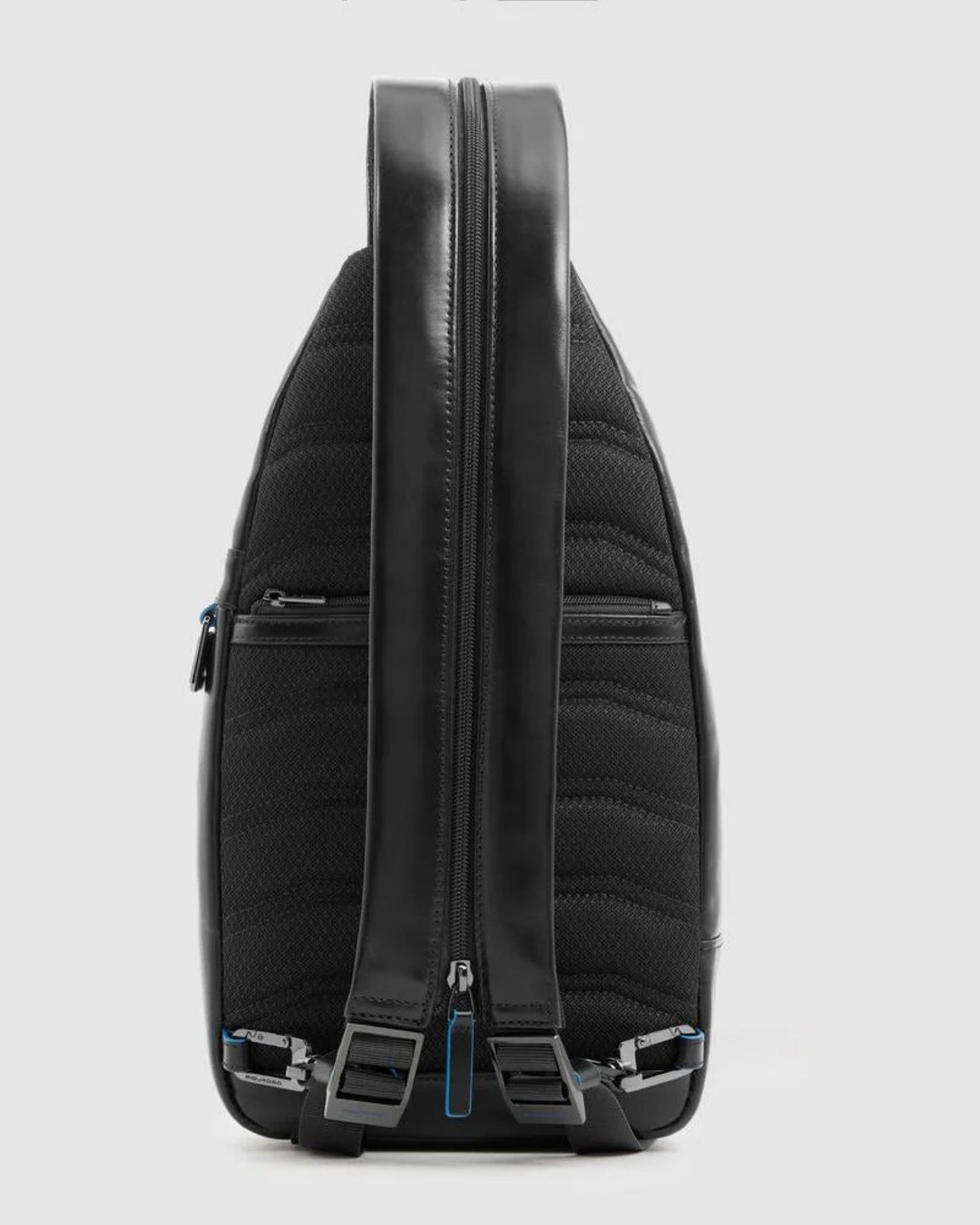 Piquadro Blue Square iPad Sling Bag Black