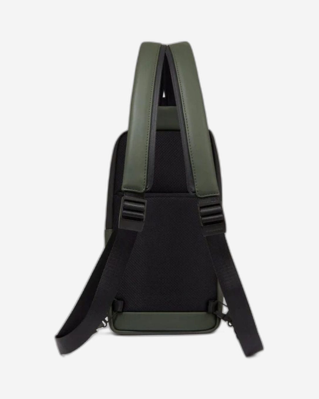 Piquadro Corner Wow Fabric Monosling أخضر