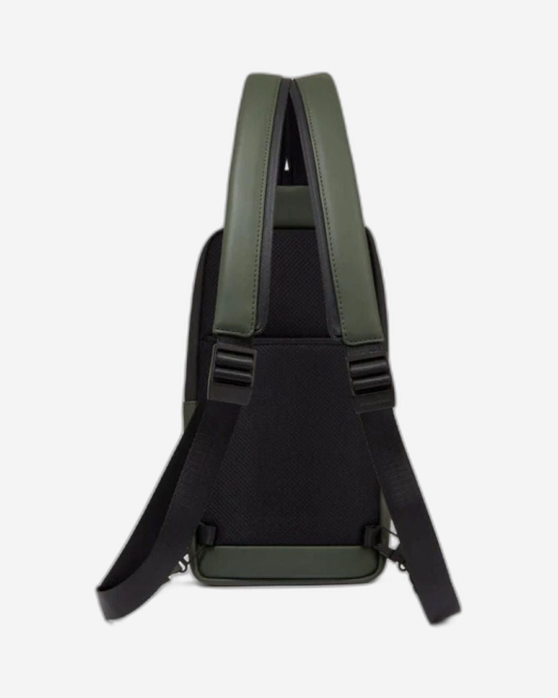Piquadro Corner Wow Fabric Monosling أخضر