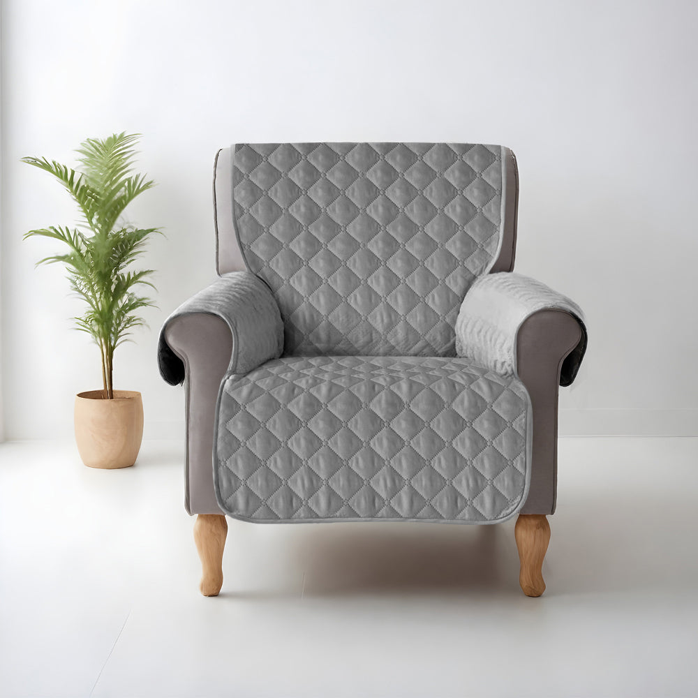 واقي أريكة مبطن بريميوم من القطن المنزلي بمقعد واحد