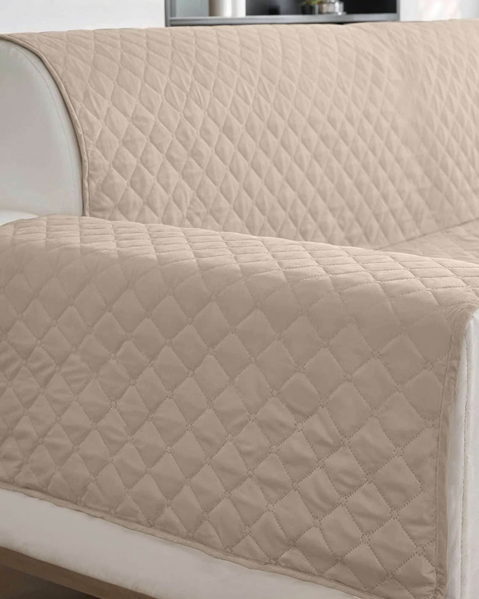 واقي أريكة مبطن من Cotton Home Premium بثلاثة مقاعد