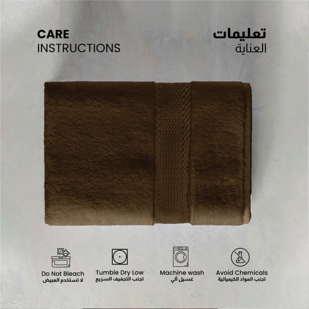 طقم مناشف قطنية فاخرة من كوتون هوم، مكون من 8 قطع: 4 مناشف للوجه (30×30 سم)، منشفتان لليدين (40×70 سم)، منشفتان للاستحمام (70×140 سم)، وزن 600 غرام/متر مربع، سريع الجفاف ومتين.