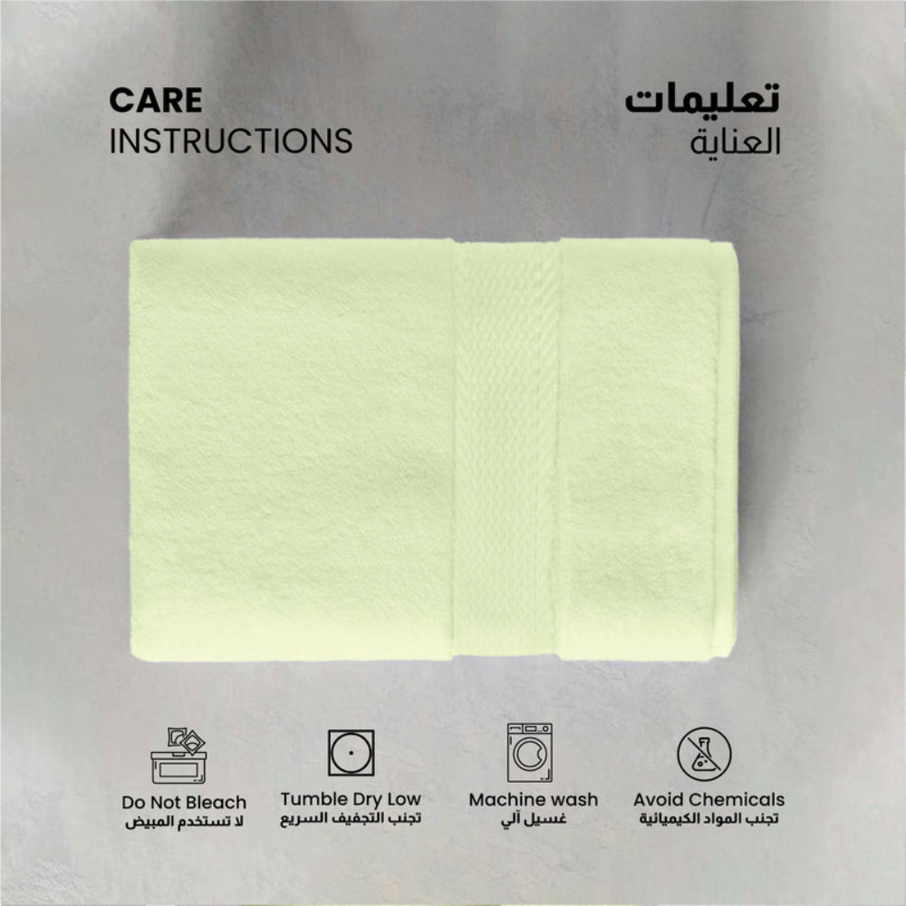 طقم مناشف قطنية فاخرة من كوتون هوم، مكون من 8 قطع: 4 مناشف للوجه (30×30 سم)، منشفتان لليدين (40×70 سم)، منشفتان للاستحمام (70×140 سم)، وزن 600 غرام/متر مربع، سريع الجفاف ومتين.