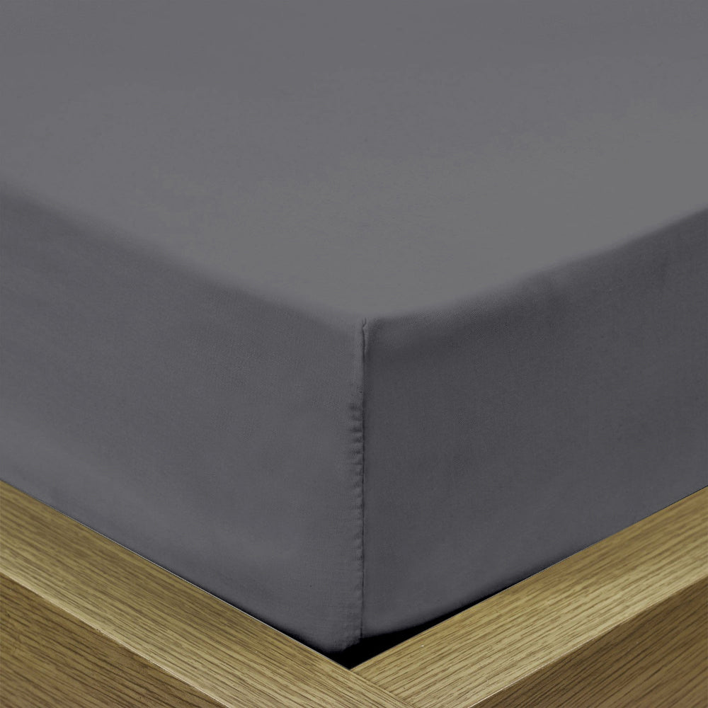 ملاءة سرير قطنية منزلية فائقة النعومة، قطعة واحدة، فضية