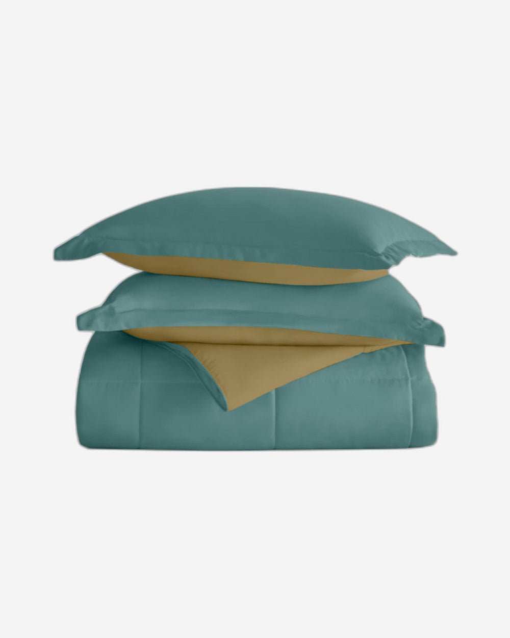 Cotton Home Adult 3-piece Set Reversible Comforter Teal