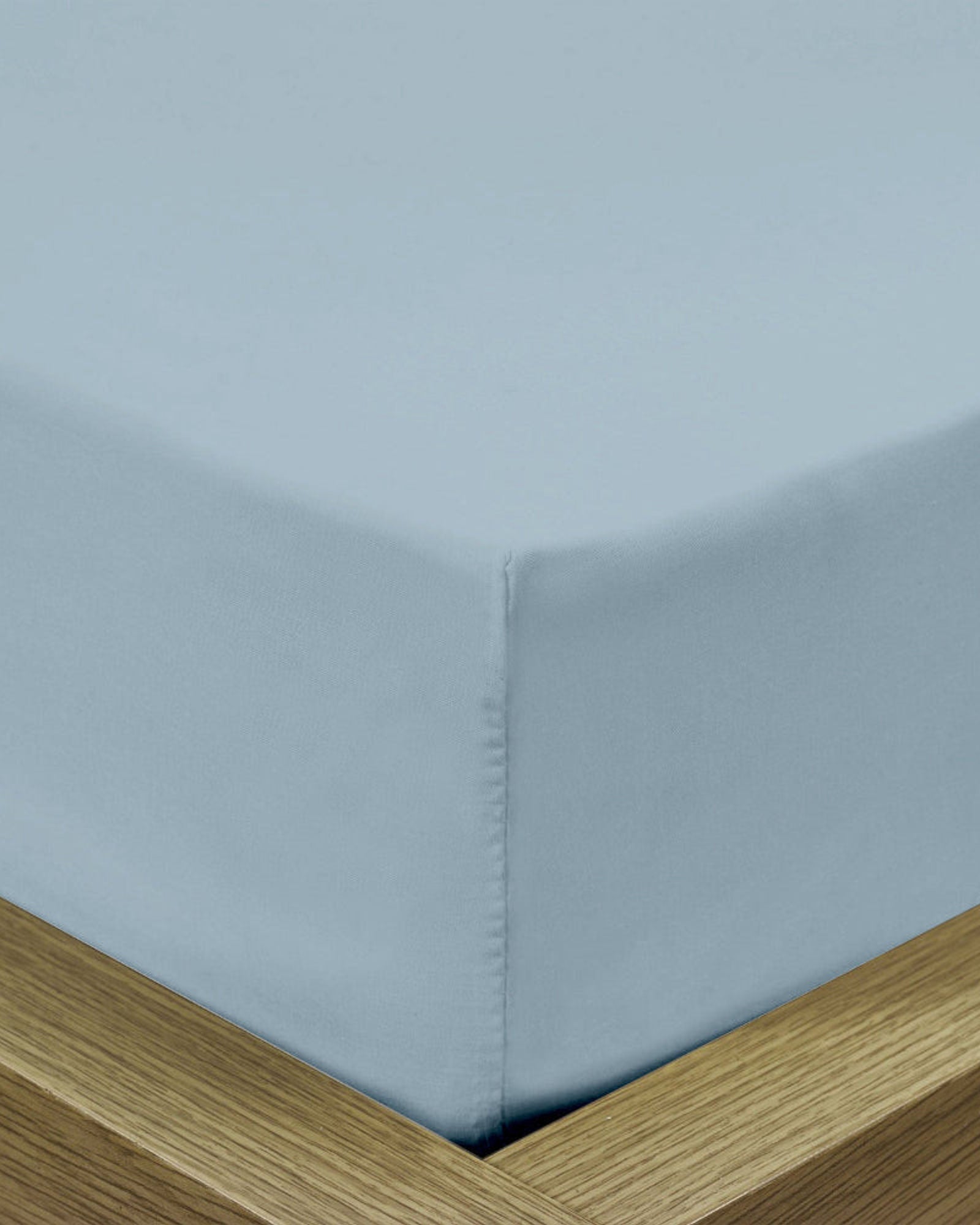 ملاءة سرير قطنية منزلية فائقة النعومة، قطعة واحدة، لون أزرق معدني