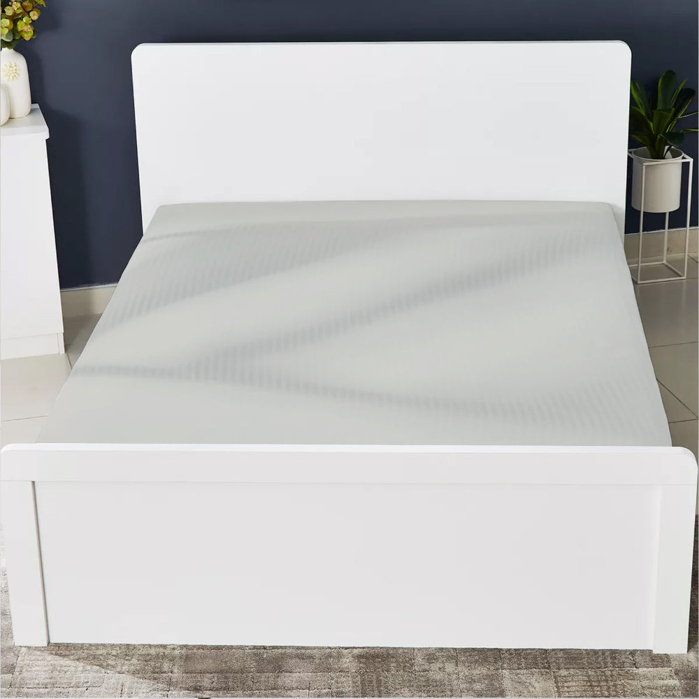 طقم ملاءات قطنية منزلية مكون من 3 قطع مخططة باللون الكريمي