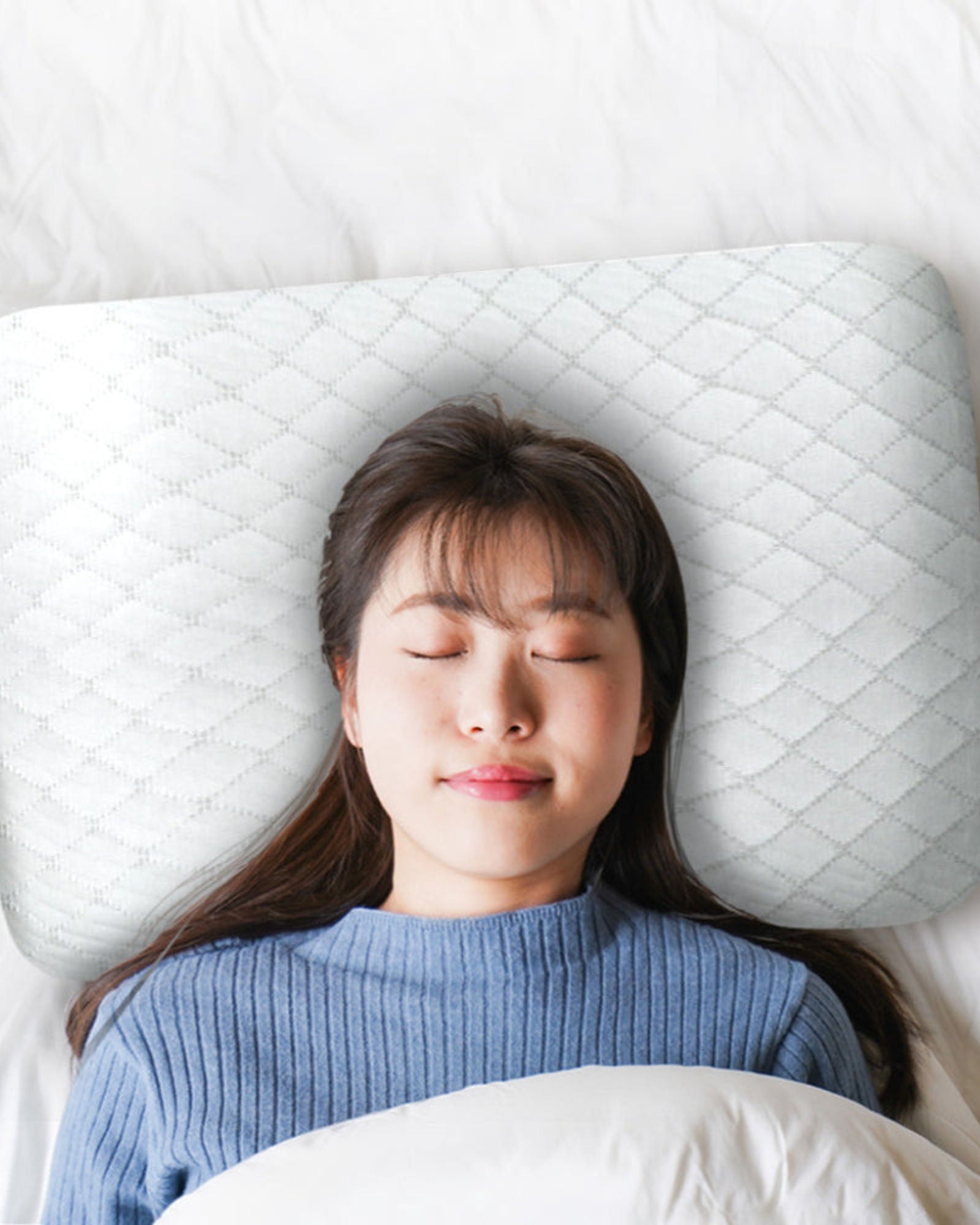 وسادة فينوس من القطن المنزلي مصنوعة من إسفنج الذاكرة القابل للتنفس ومقاومة للتوتر، مصنوعة من القماش باللون الأبيض