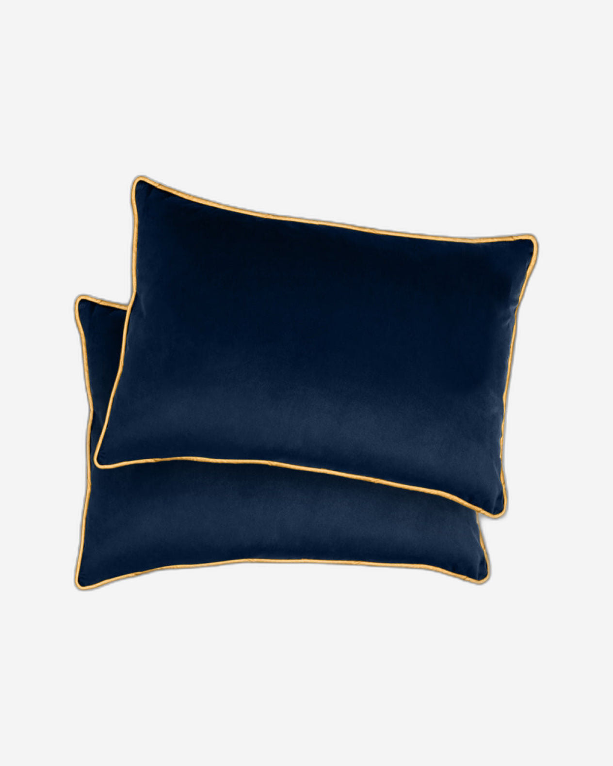 وسادة مخملية من القطن المنزلي مقاس 45 × 30 سم، عبوة من قطعتين