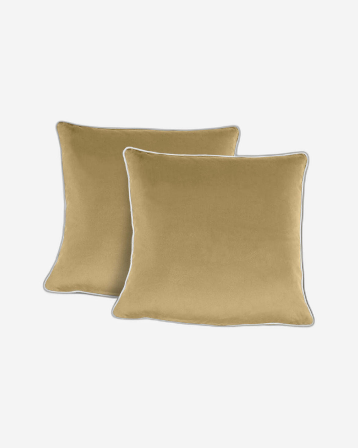 وسادة مخملية من القطن المنزلي مقاس 45 × 45 سم، عبوة من قطعتين