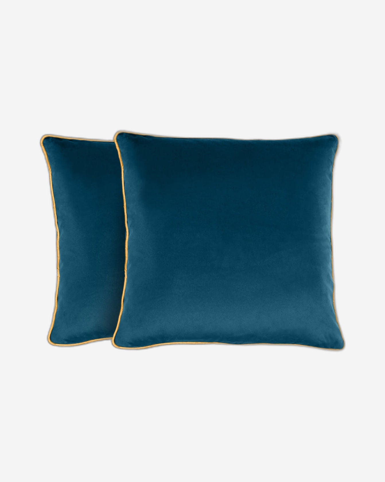 وسادة مخملية من القطن المنزلي مقاس 45 × 45 سم، عبوة من قطعتين