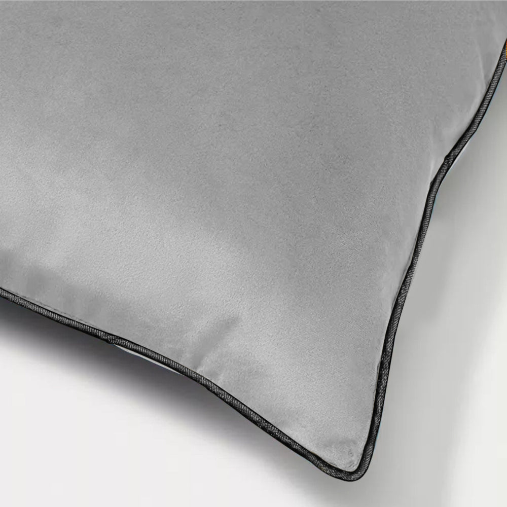 وسادة مخملية من القطن المنزلي مقاس 45 × 45 سم، عبوة من قطعتين