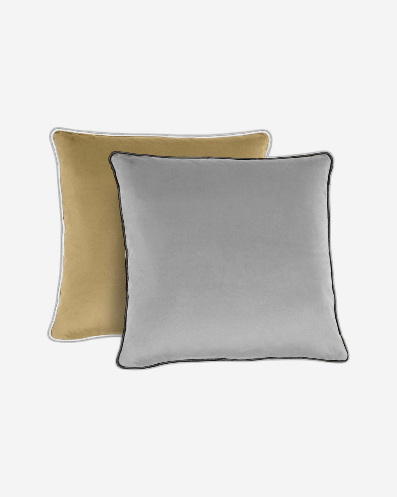 وسادة مخملية من القطن المنزلي مقاس 45 × 45 سم، عبوة من قطعتين