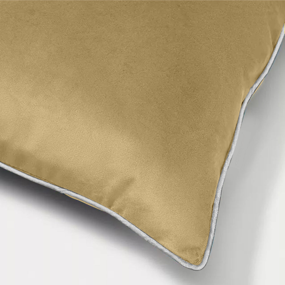 وسادة مخملية من القطن المنزلي مقاس 45 × 30 سم، عبوة من 4 قطع