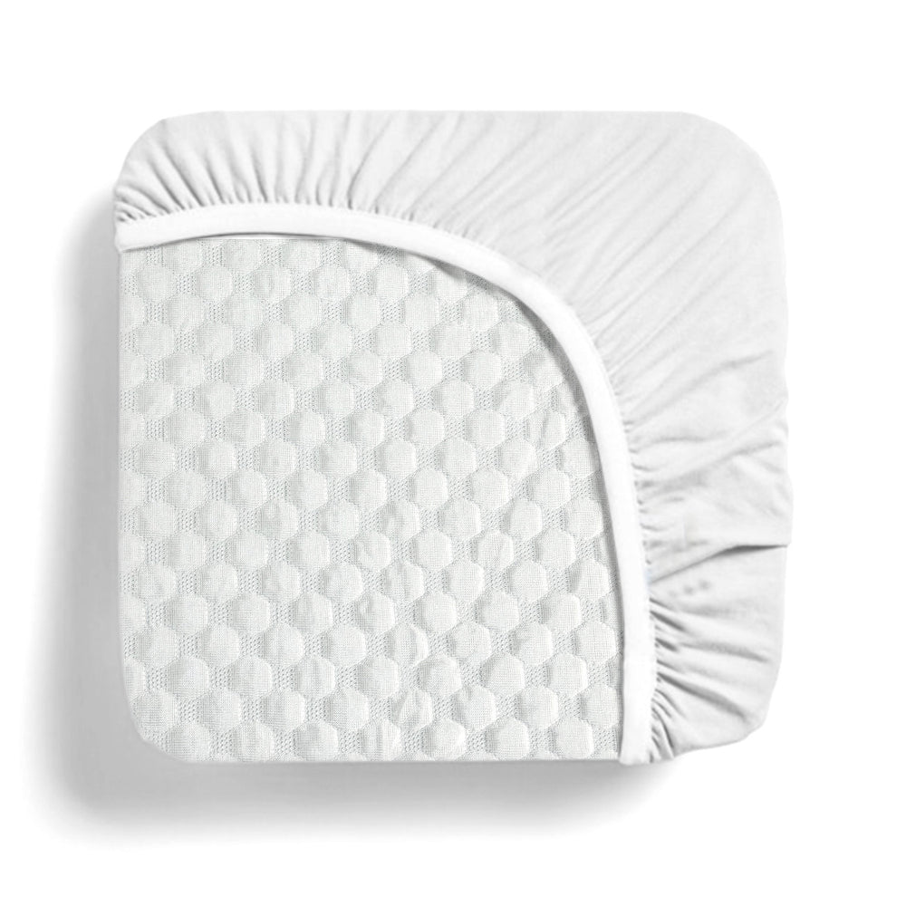 Cotton Home Coolant Blue Waterproof Mattress Protector