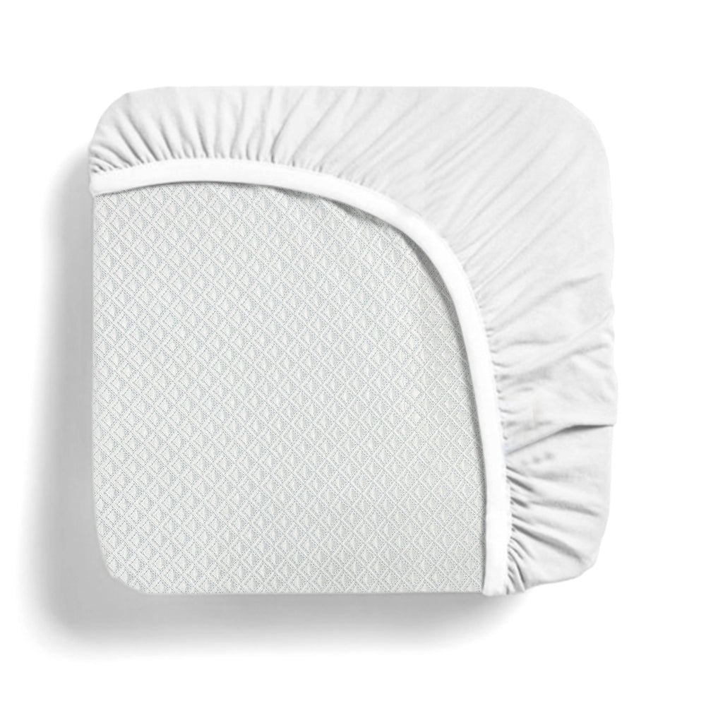 Cotton Home Coolant White Waterproof Mattress Protector