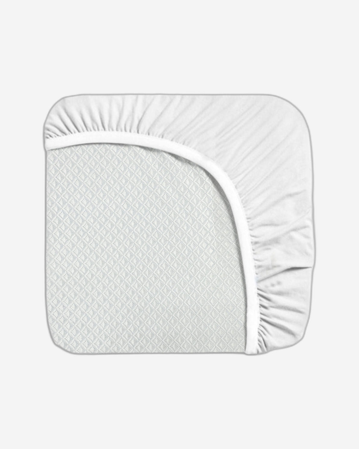 واقي مرتبة مقاوم للماء من القطن المنزلي، أبيض