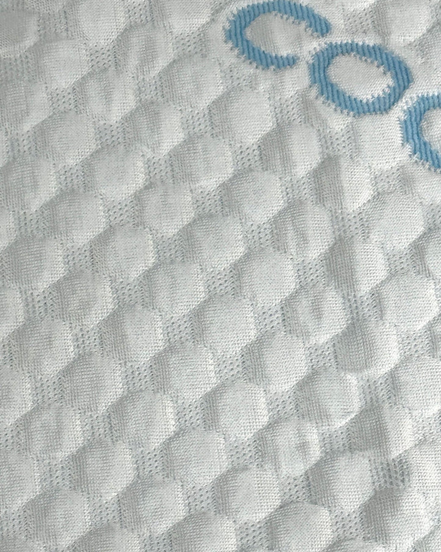 واقي مرتبة قطني منزلي أزرق اللون